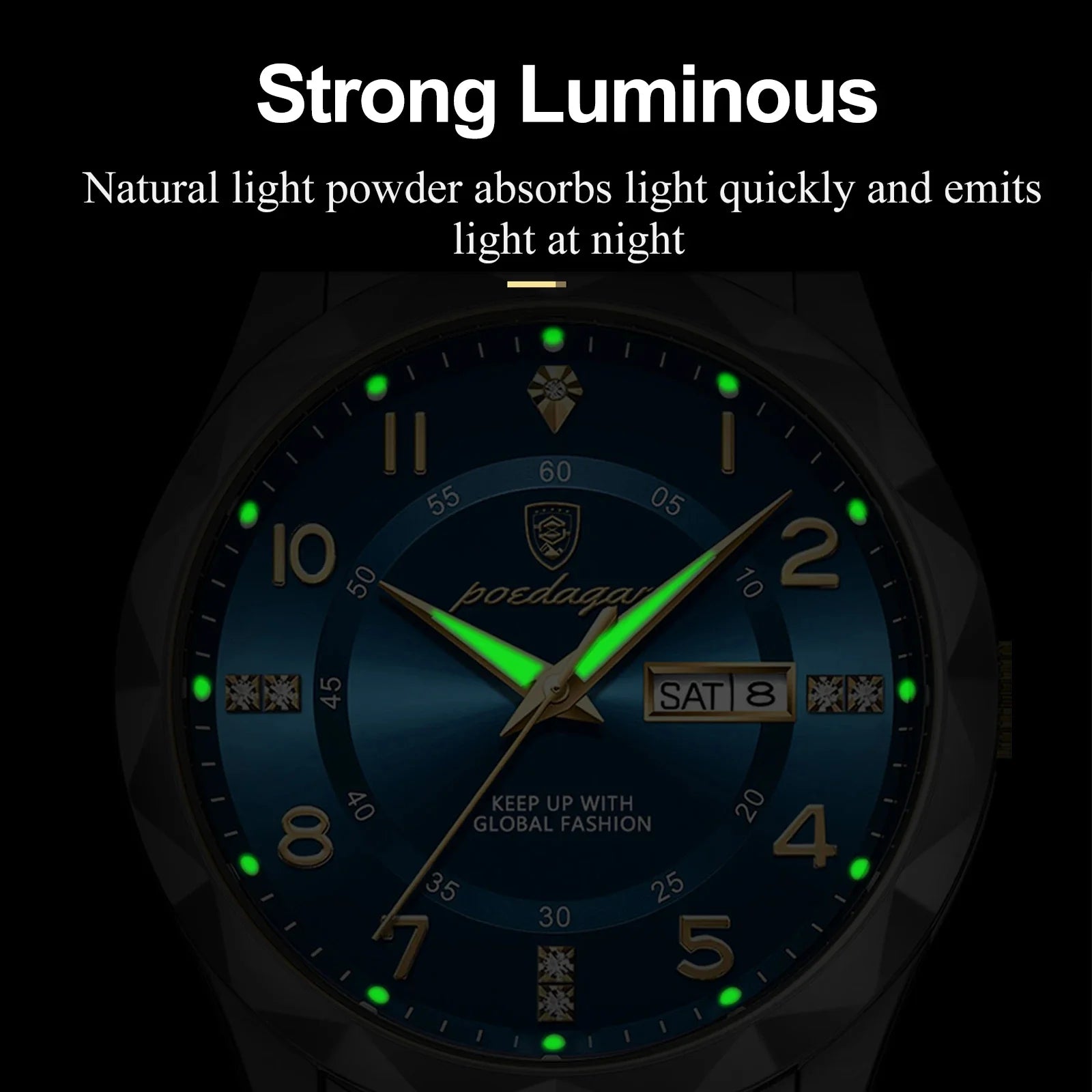 Luxury Men Quartz Watch Waterproof