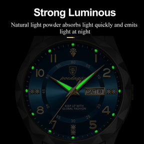 Luxury Men Quartz Watch Waterproof