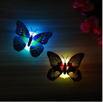 Pack of 3 Butterfly LED Night Light