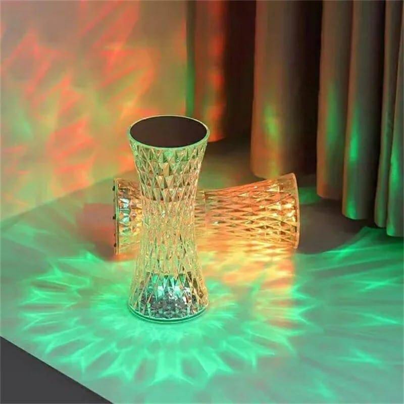 LED Crystal Table Lamp Rechargeable