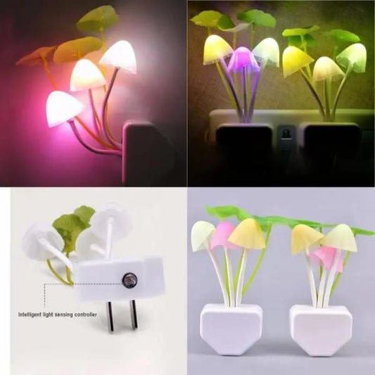 LED Sensor Mushroom Night Light