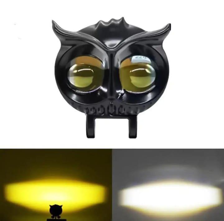 OWL Shape Fog Yellow-White & Flash light