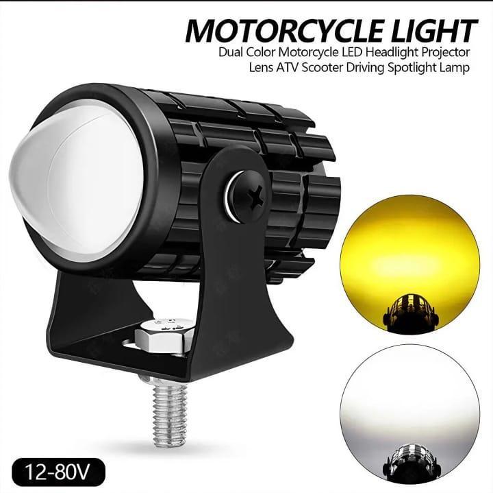 Dual Color Motorcycle LED Headlight