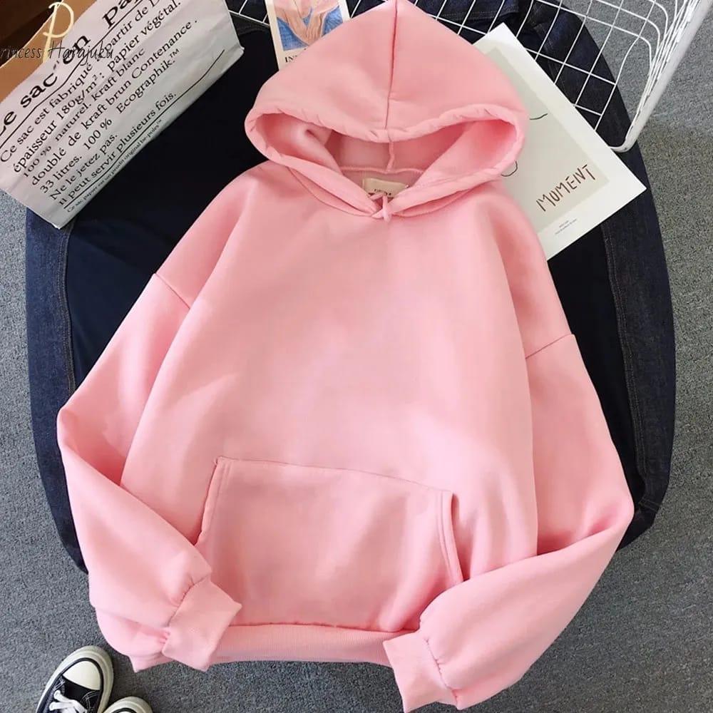 Cozy Pink Fleece Hoodi Perfact for Every Casul Occasion