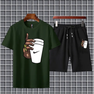 Black Hand With Cup T-Shirts & Shorts